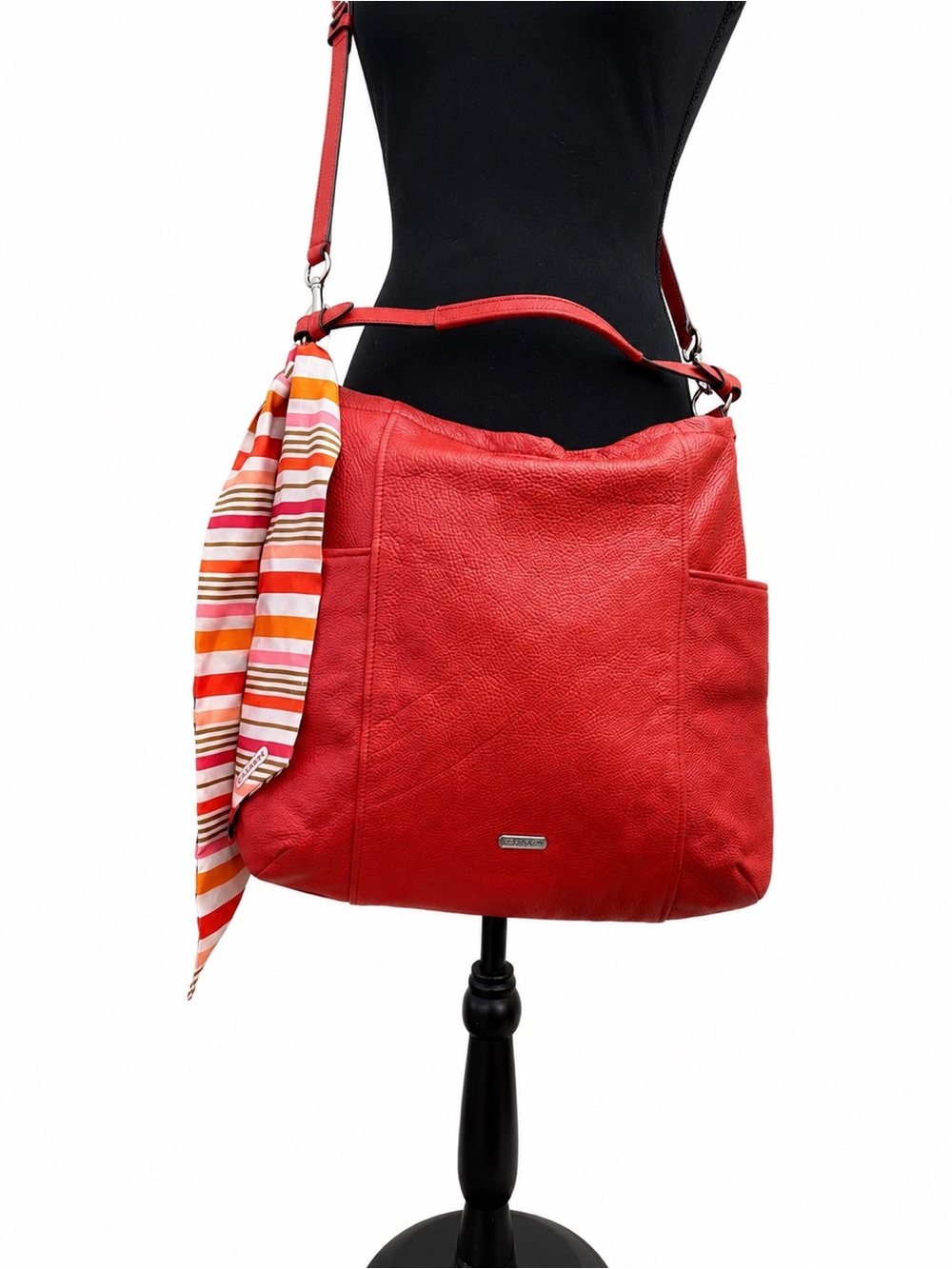 Coach Pebbled Leather Top Handle /Shoulder / Crossbody Bag – Paprika - Picture 5 of 15